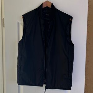 Theory Black Men's Sleeveless Puffer Vest size L
